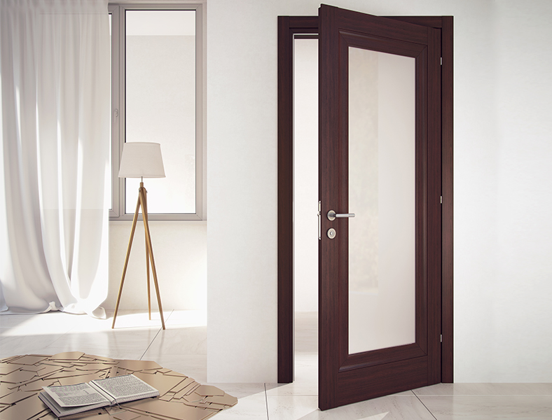 interior-door-with-glass Interior Doors in Miami: How to Choose Doors That Handle Humidity, Hurricanes, and HOAs