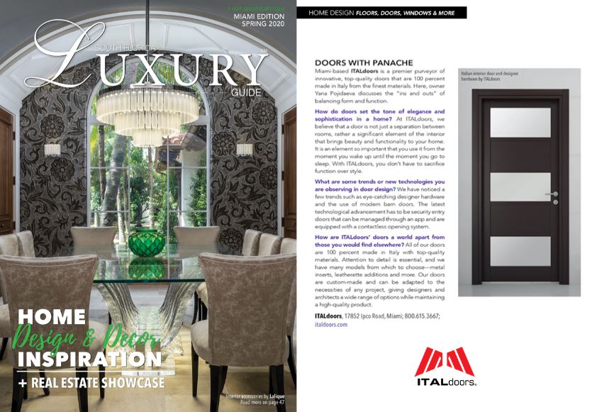 As featured in South Florida Luxury Guide logo