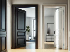 Black vs White Which Interior Door Color Suits Your Home Style