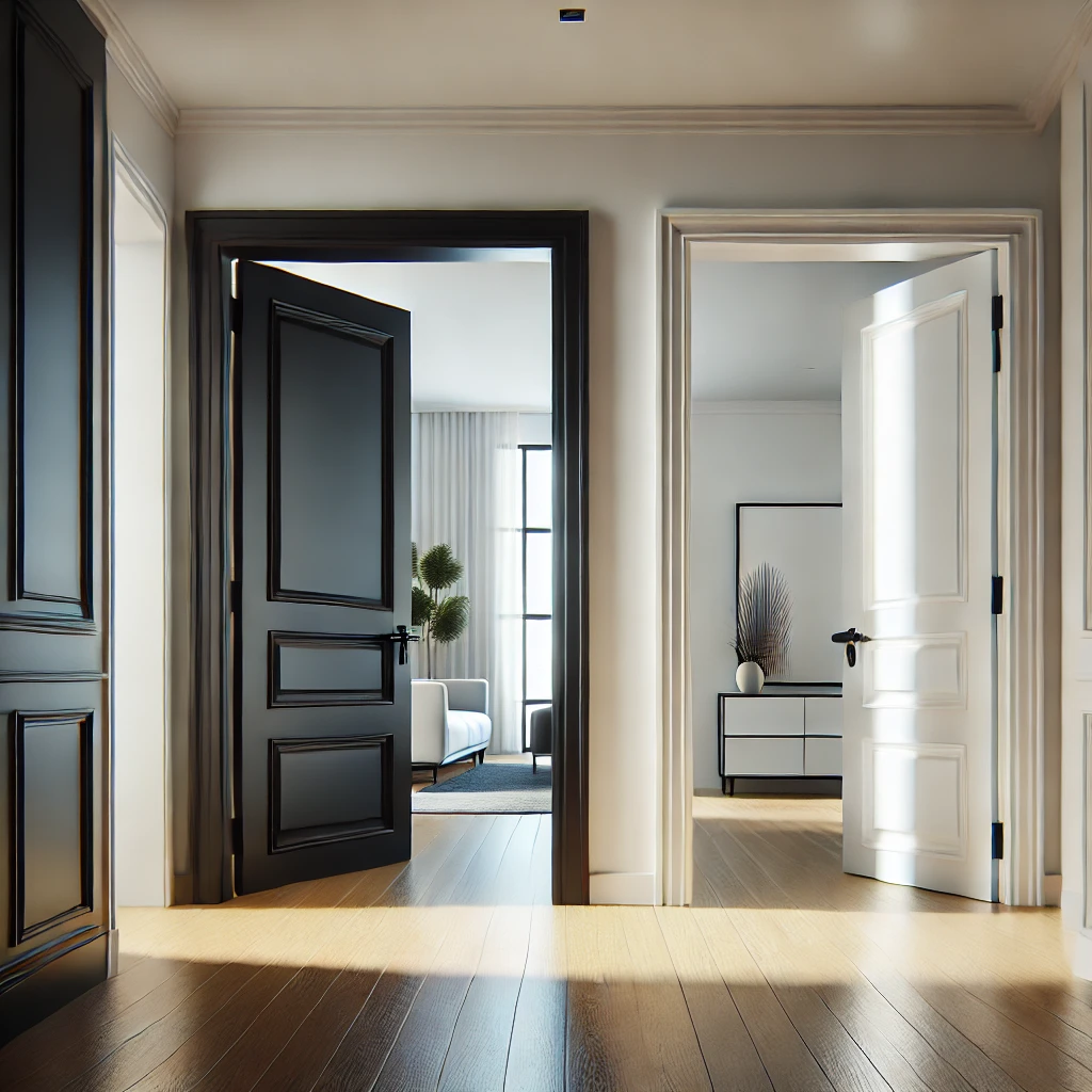 Black vs White Which Interior Door Color Suits Your Home Style