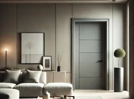 flat panel interior door